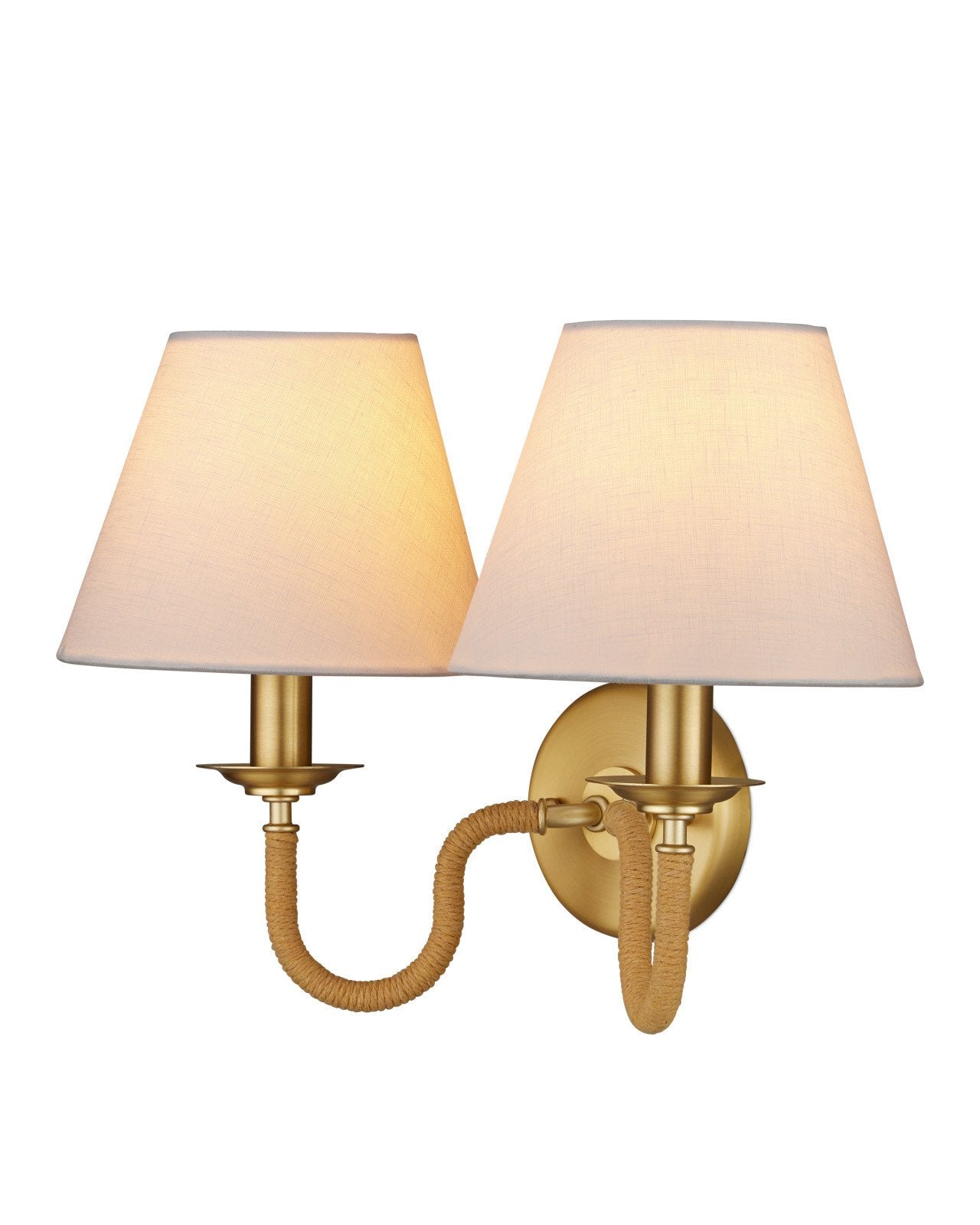 Adala Metalic Gold Wall Sconce