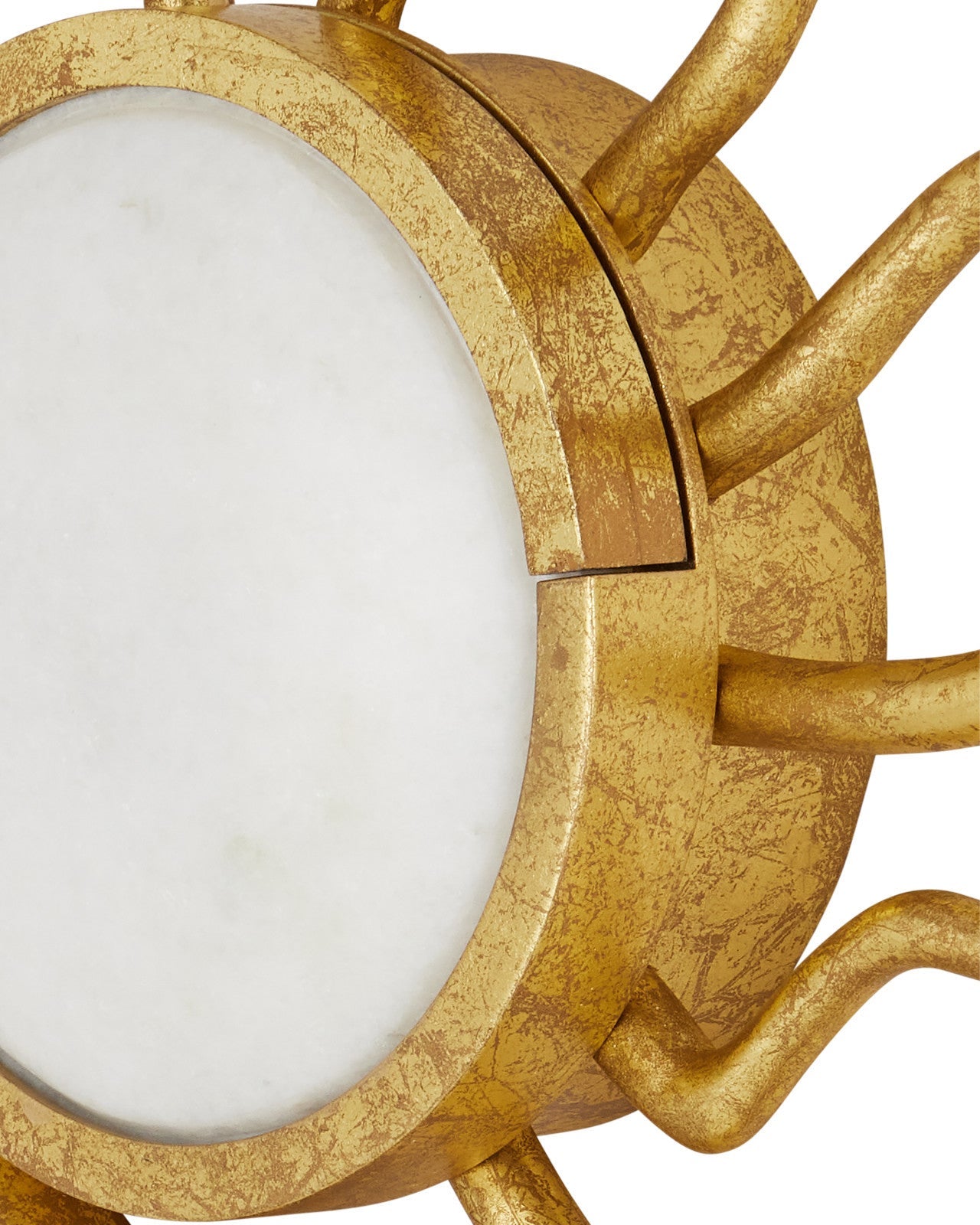 Tona Metalic Gold Wall Sconce