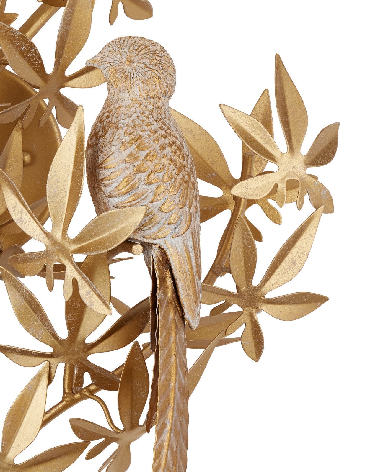 Aviary Swedish Gold Finish Wall Sconce