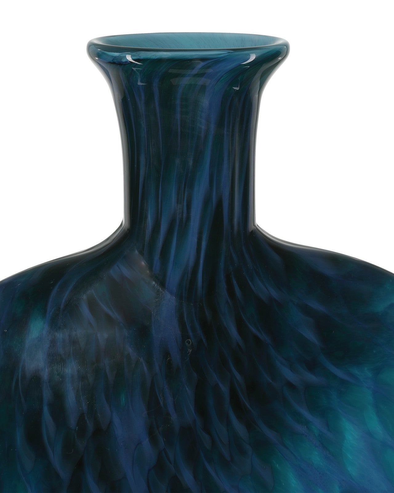 Pavonini Blus Glass Vase