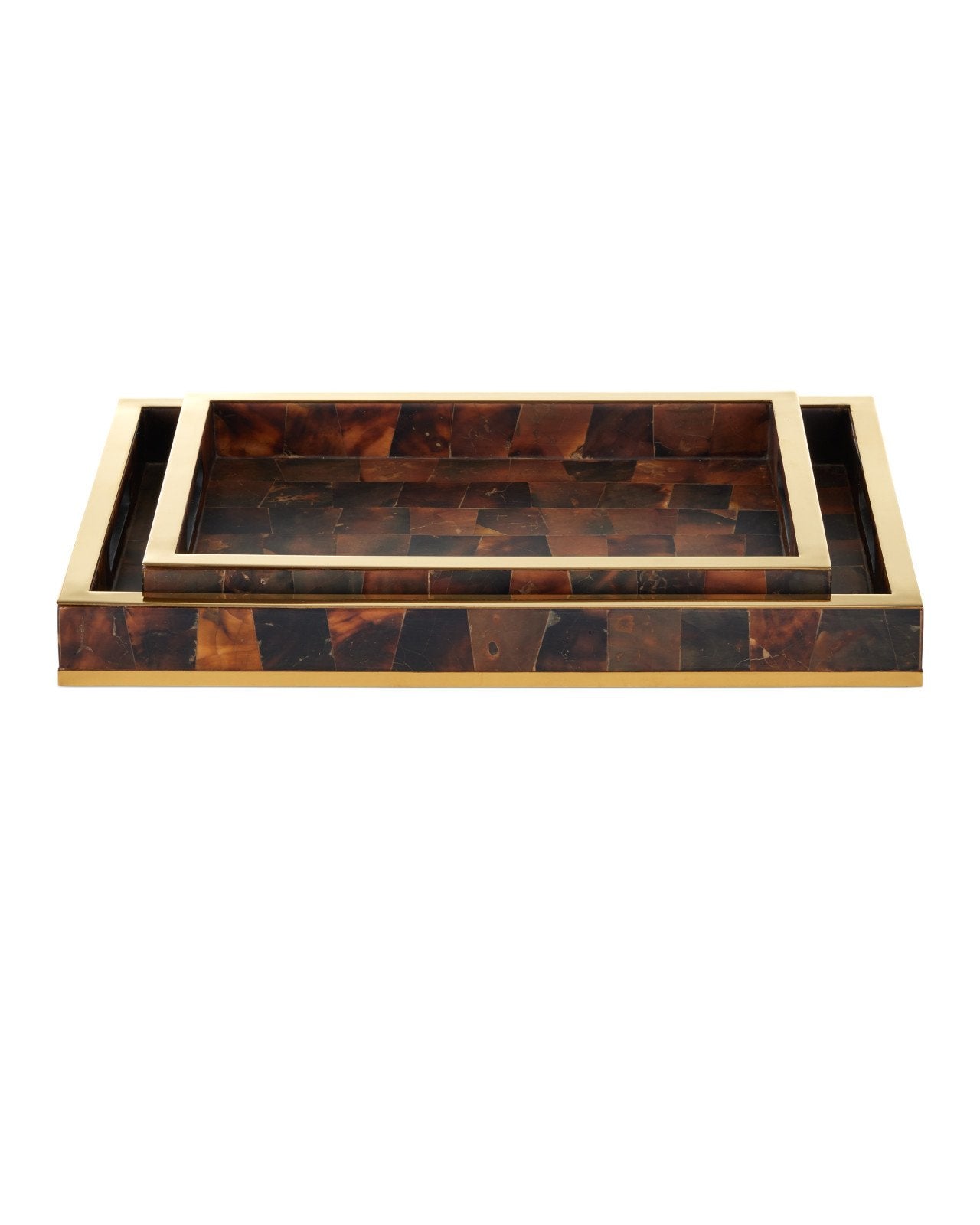 Casey Mother of Pearl Decorative Tray (Set of 2)