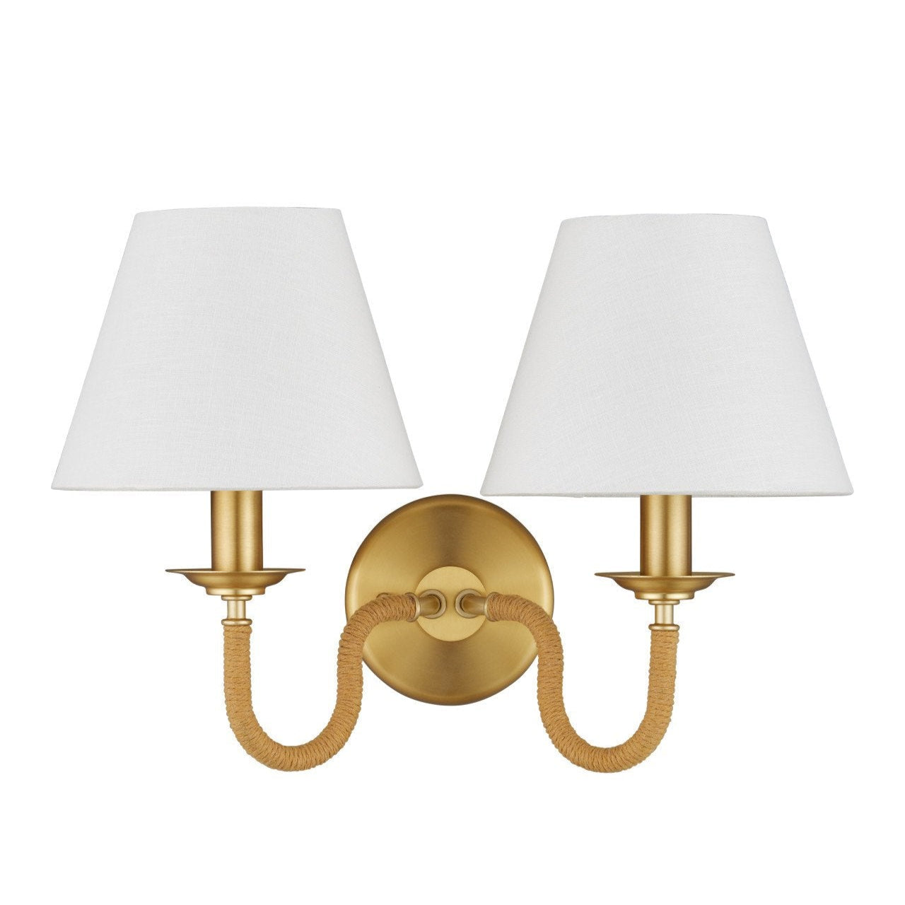 Adala Metalic Gold Wall Sconce