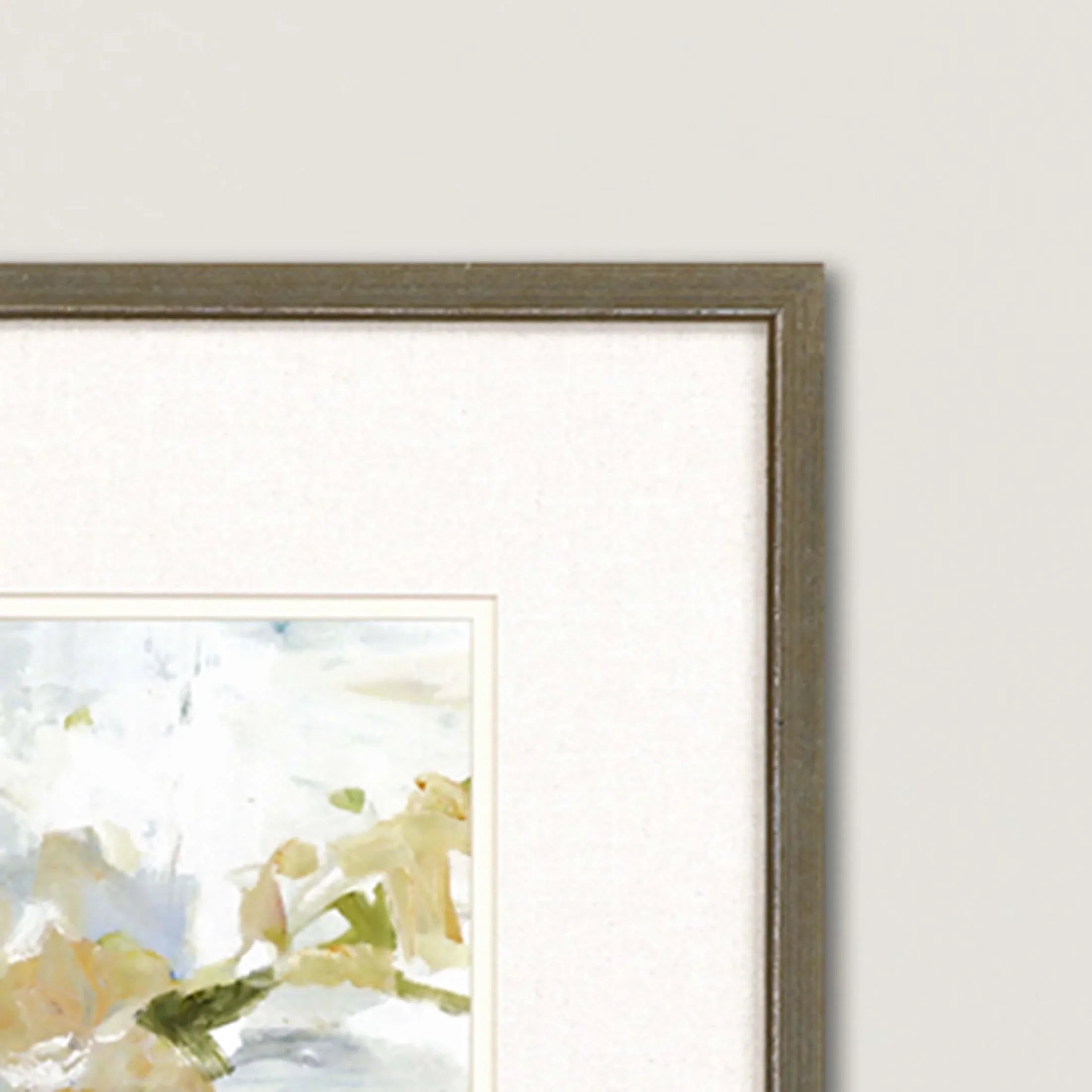 Floral Blush Wood Frame Multi Canvas Art 4PC