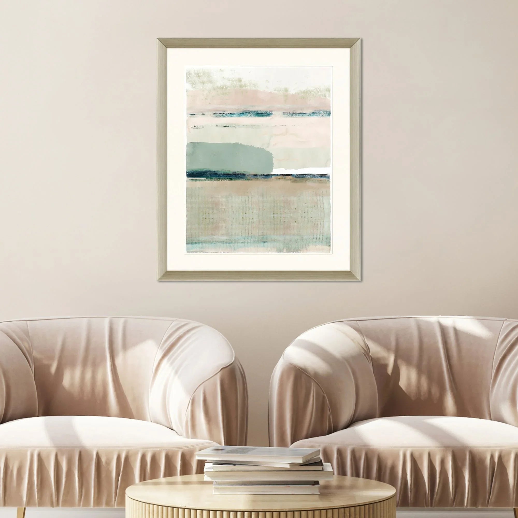 Miles Away Green Canvas Art