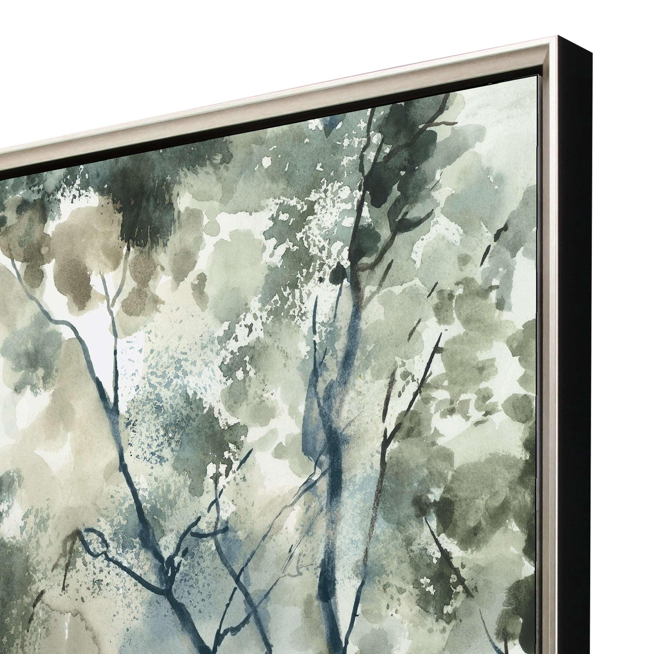 Forest Grove Grey Canvas Art
