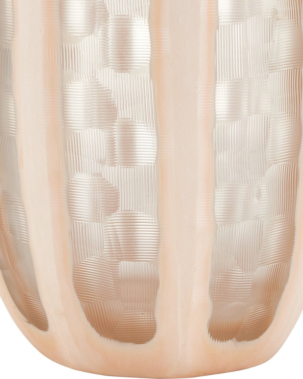 Merletto Pink Glass Vase (Set of 3)