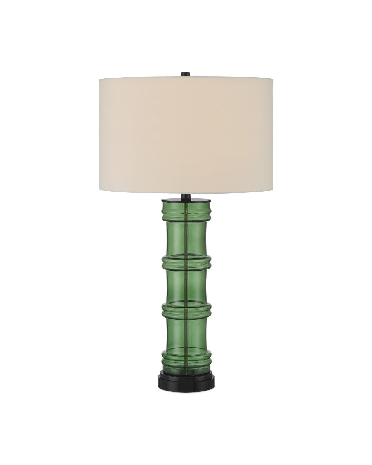 Balsam Green Glass Table Lamp