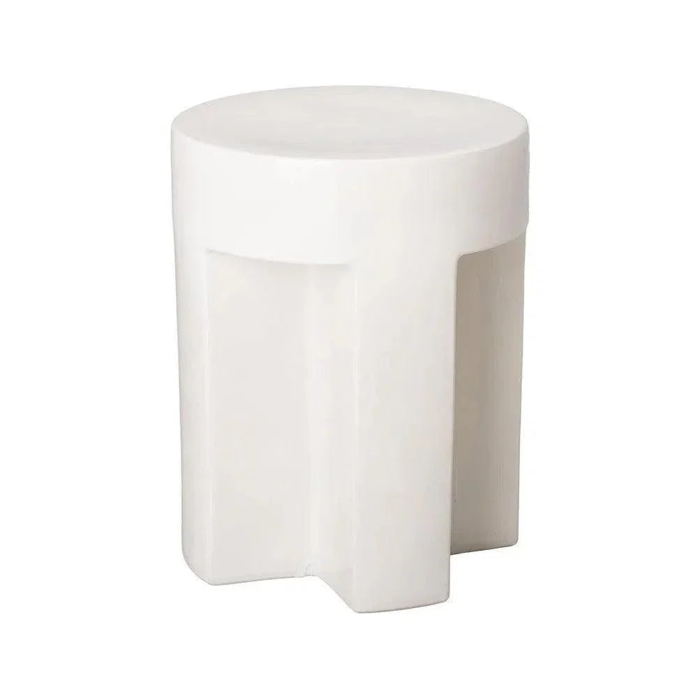 21 in. TX Ceramic Outdoor Garden Stool-Garden Stools-Emissary-LOOMLAN