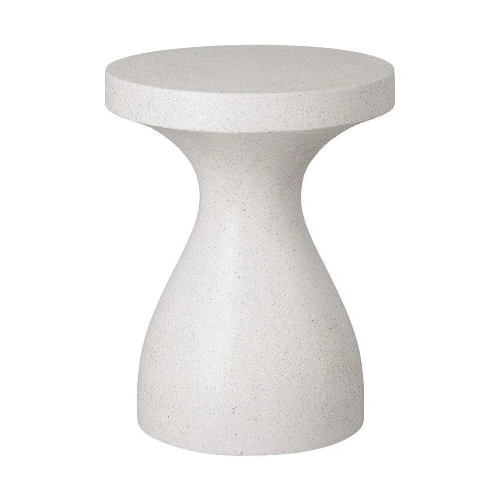 22 in. Caemen Teardrop Terrazzo Outdoor Garden Stool-Garden Stools-Emissary-LOOMLAN