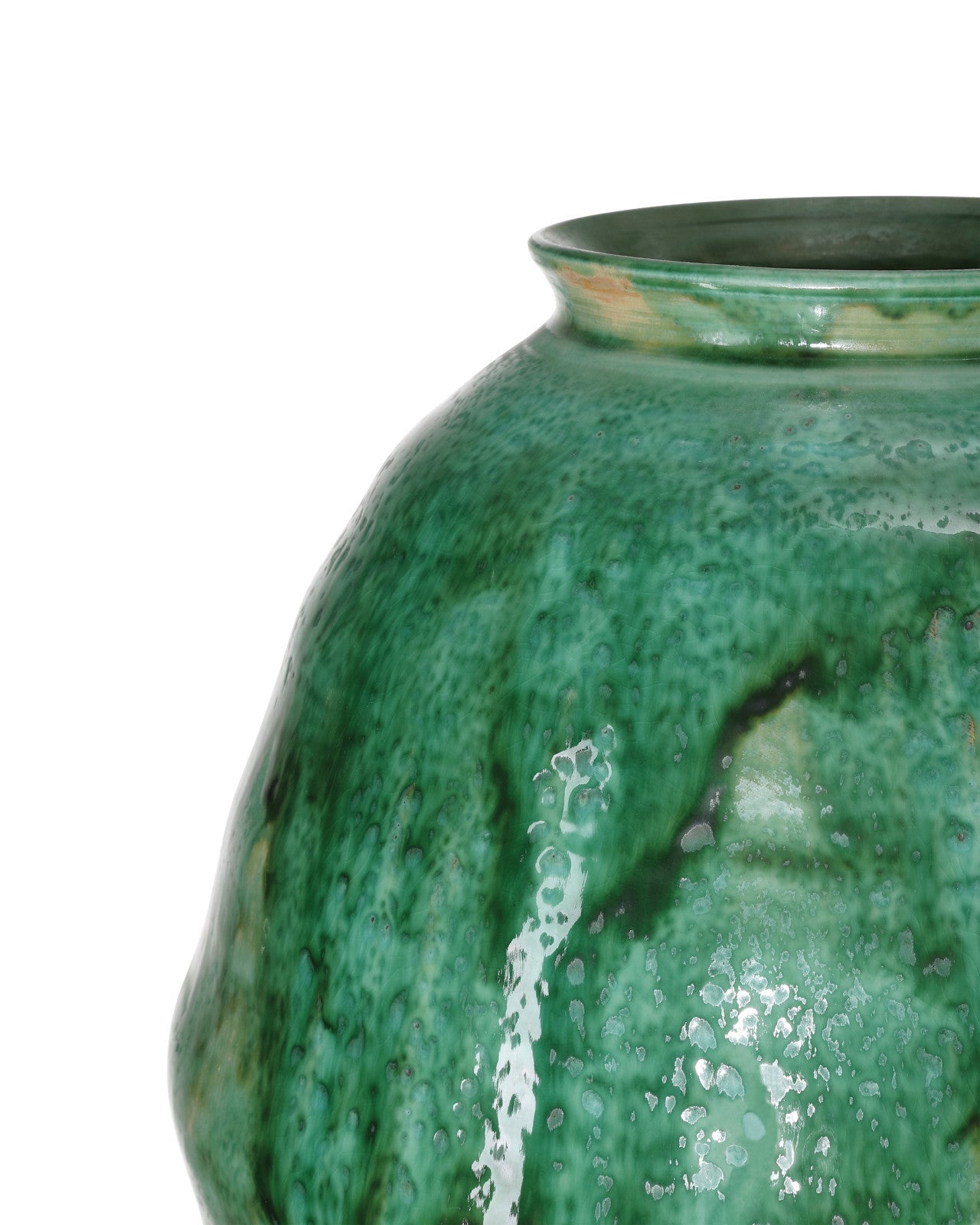 Marrakesh Green Porcelain Vase