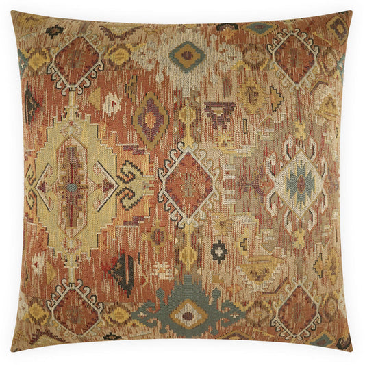 Zepher Copper Throw Pillow