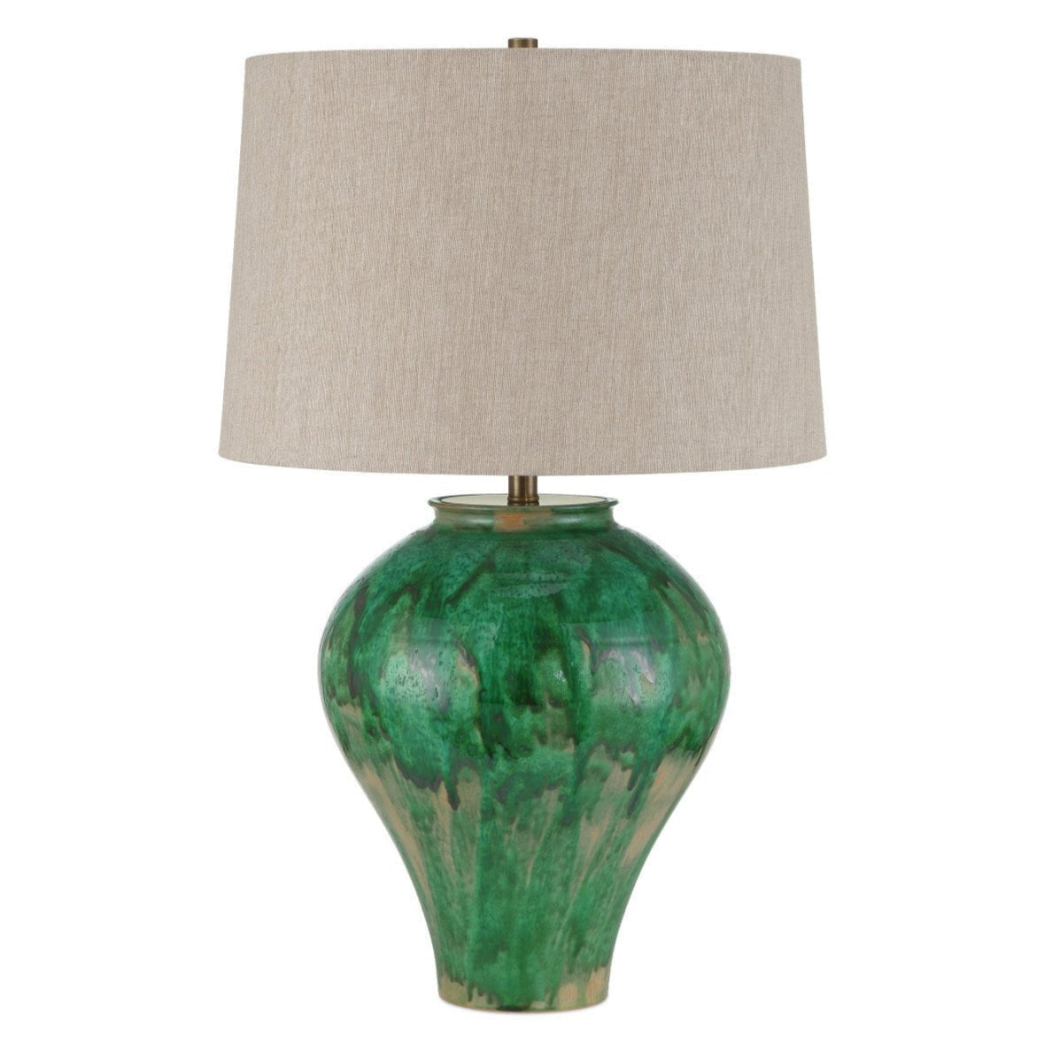 Blarney Green Porcelain Table Lamp