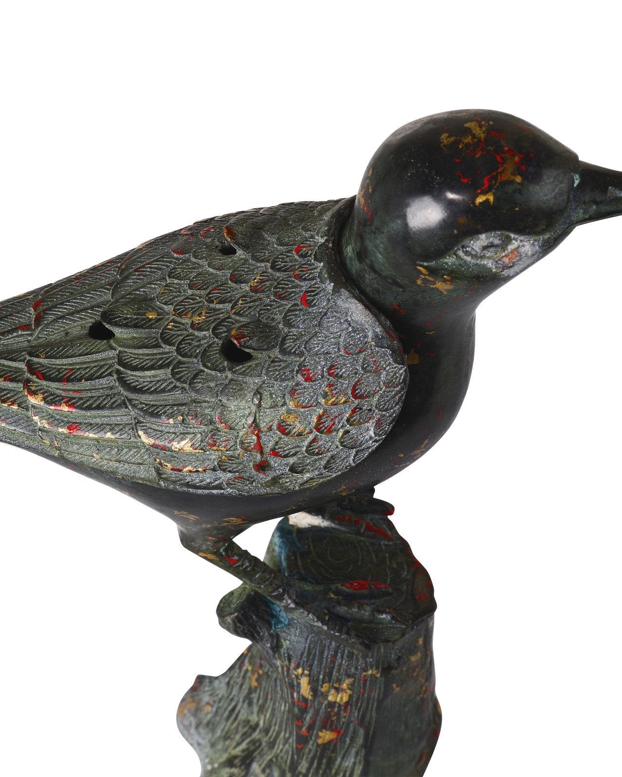 Han Dynasty Black Bird Decorative Sculpture