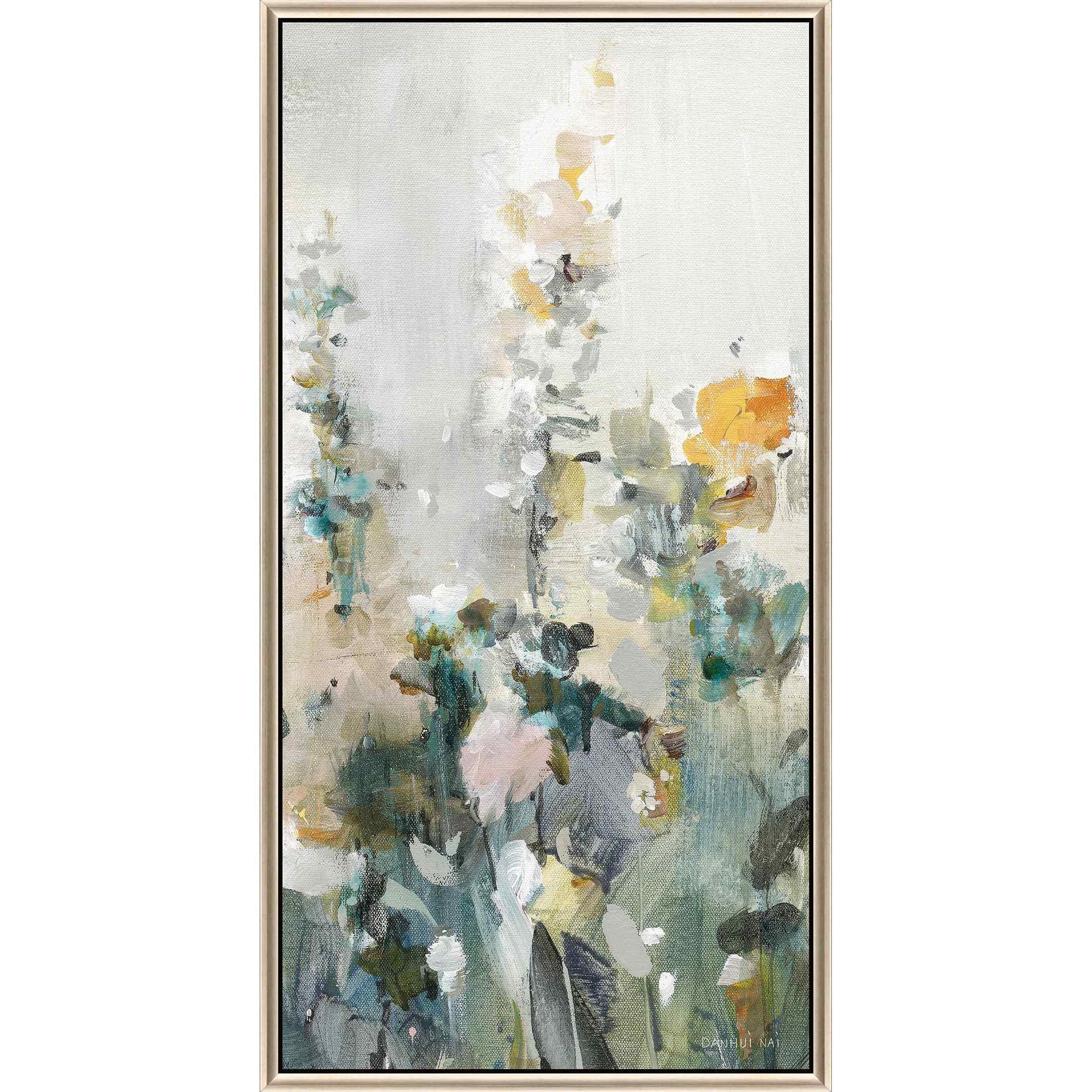 Rustic Garden Blue Canvas Art