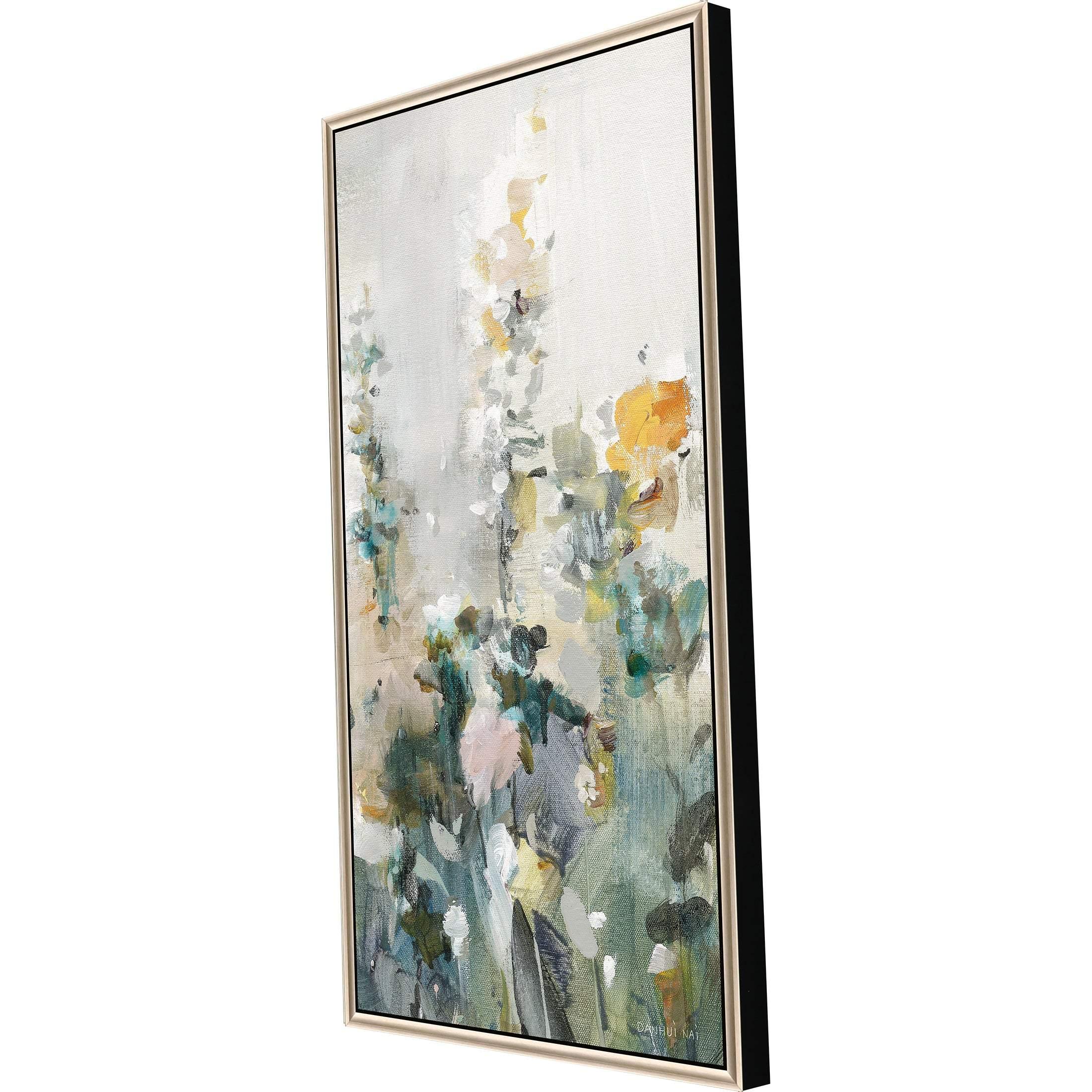 Rustic Garden Blue Canvas Art