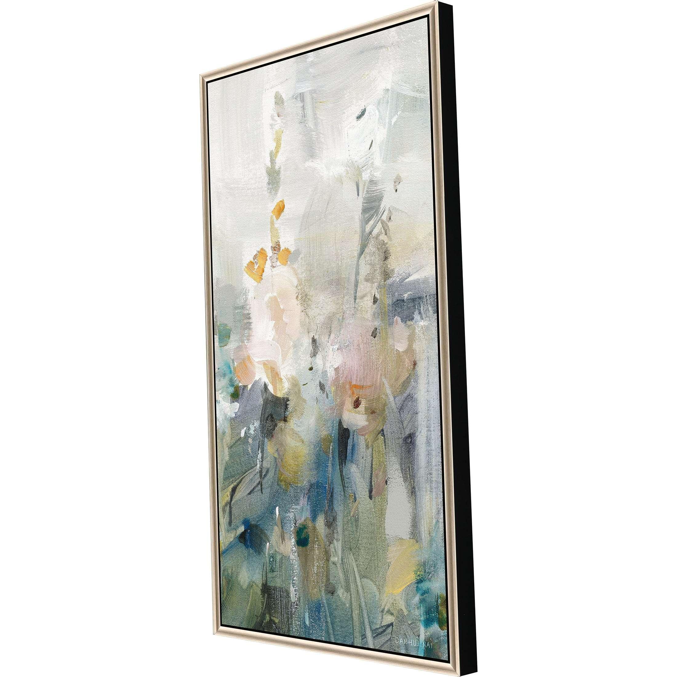 Rustic Garden Blue Canvas Art