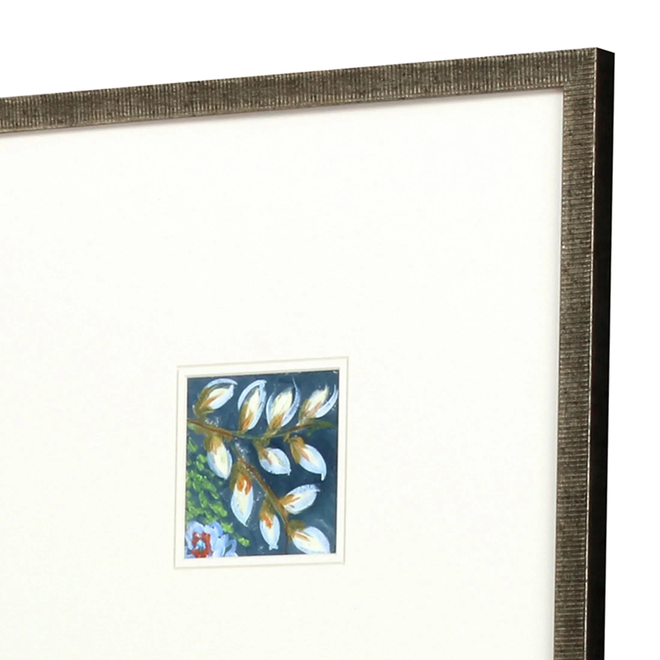 Botanica Blue Canvas Art 4PC