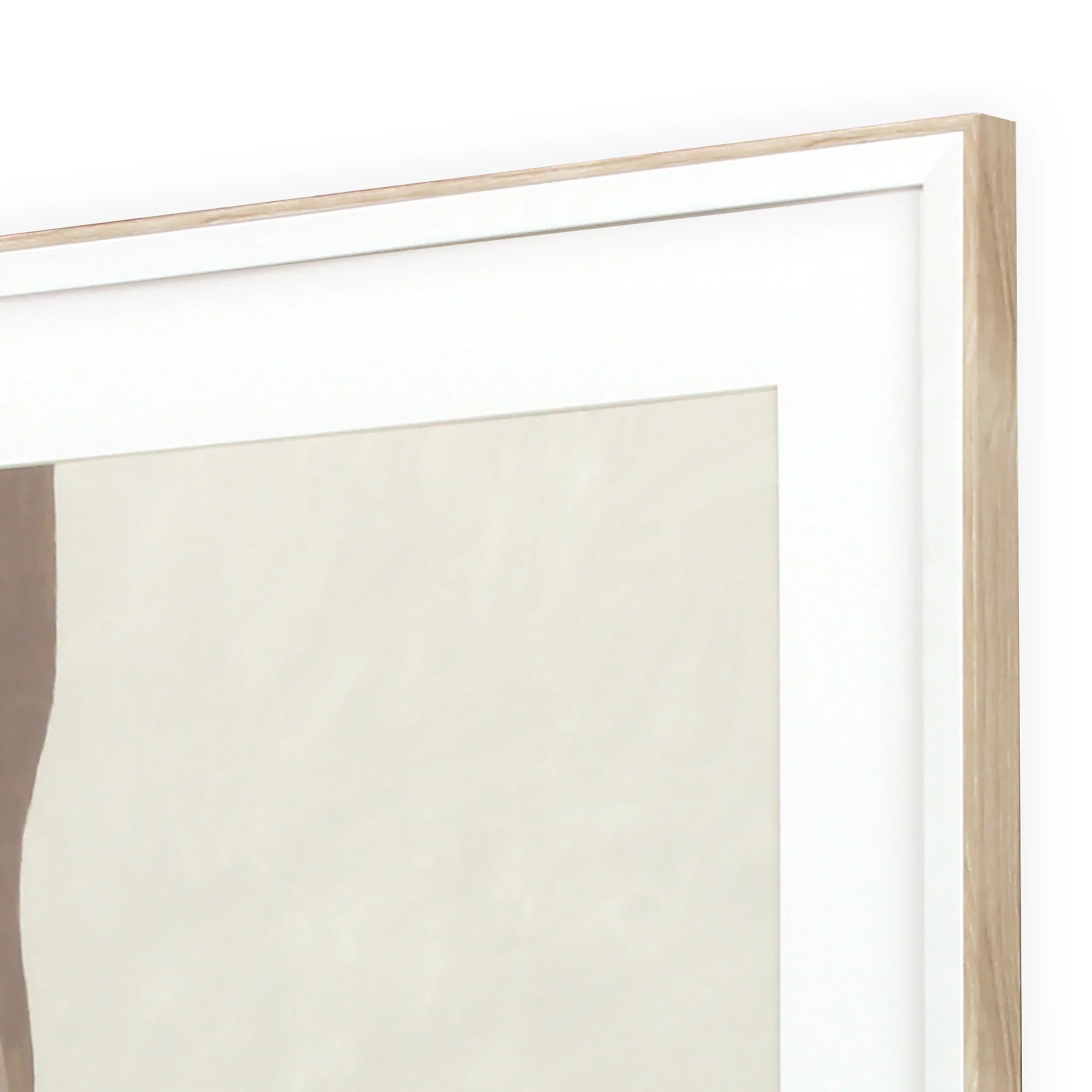 Dive Wood Frame Blue Canvas Art