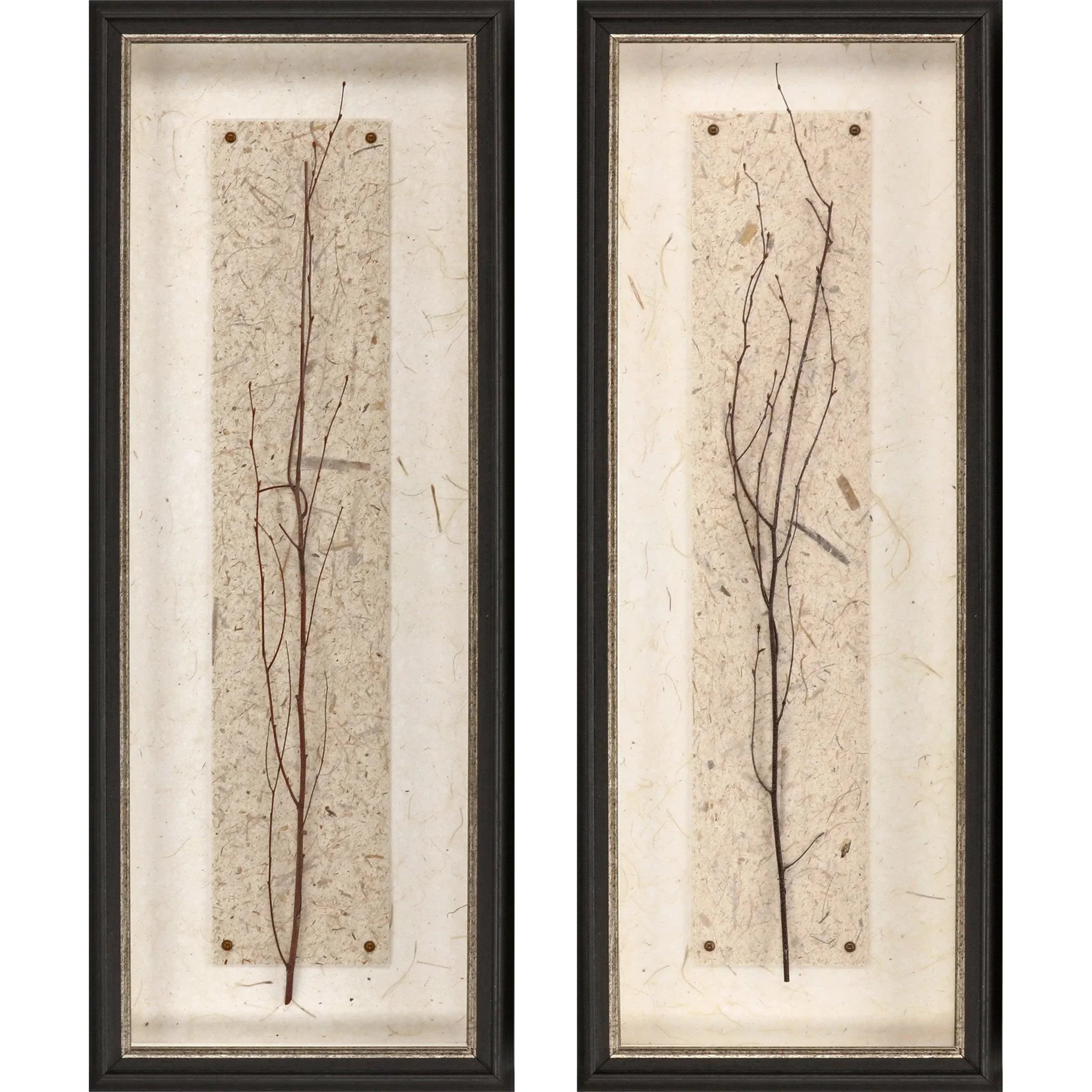 In Balance Brown Canvas Art 2PC