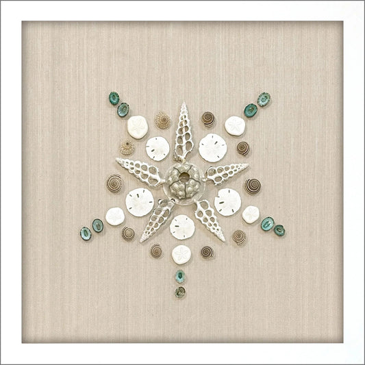 Caparazon Wood Frame Brown Canvas Art