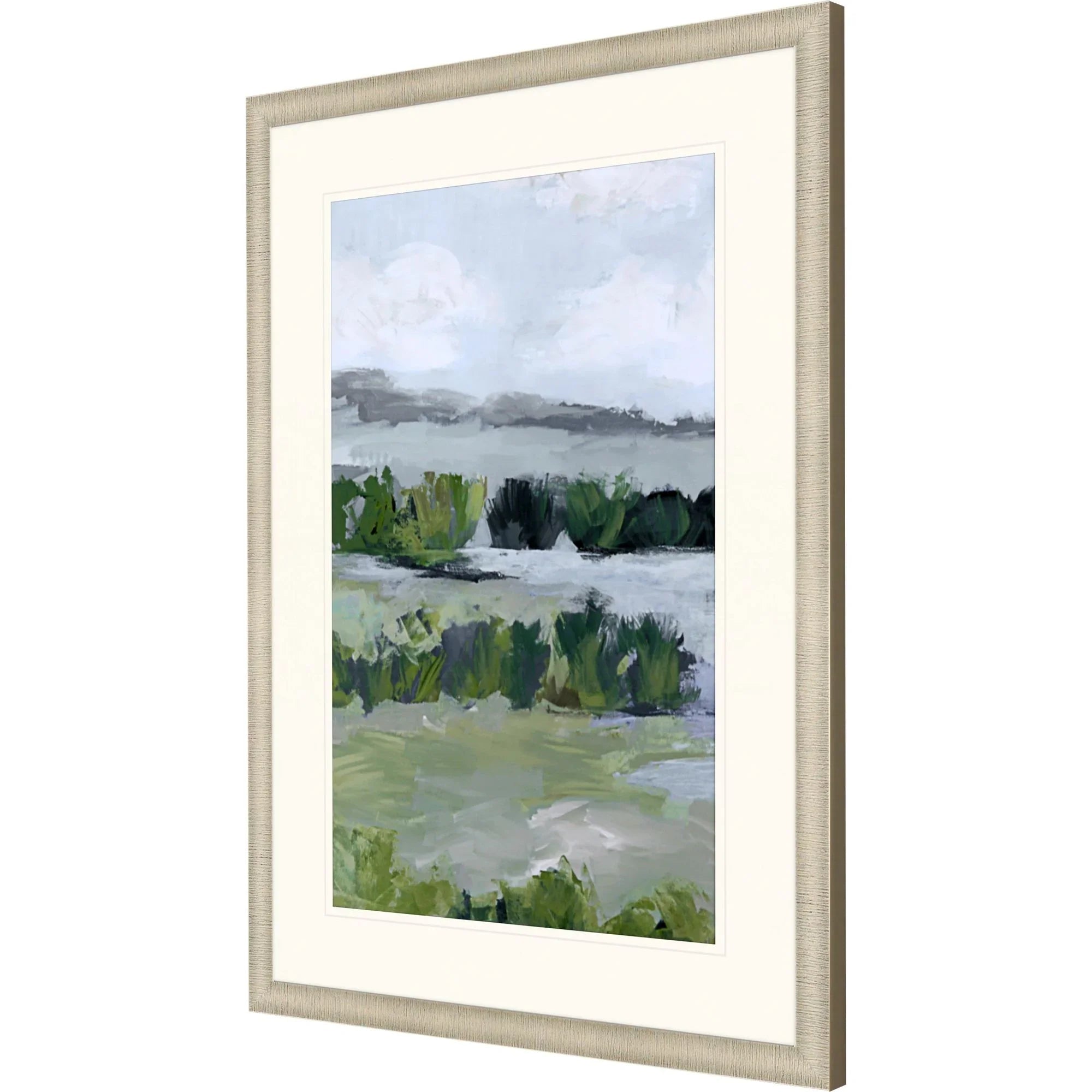 Here Comes the Sun Green Canvas Art