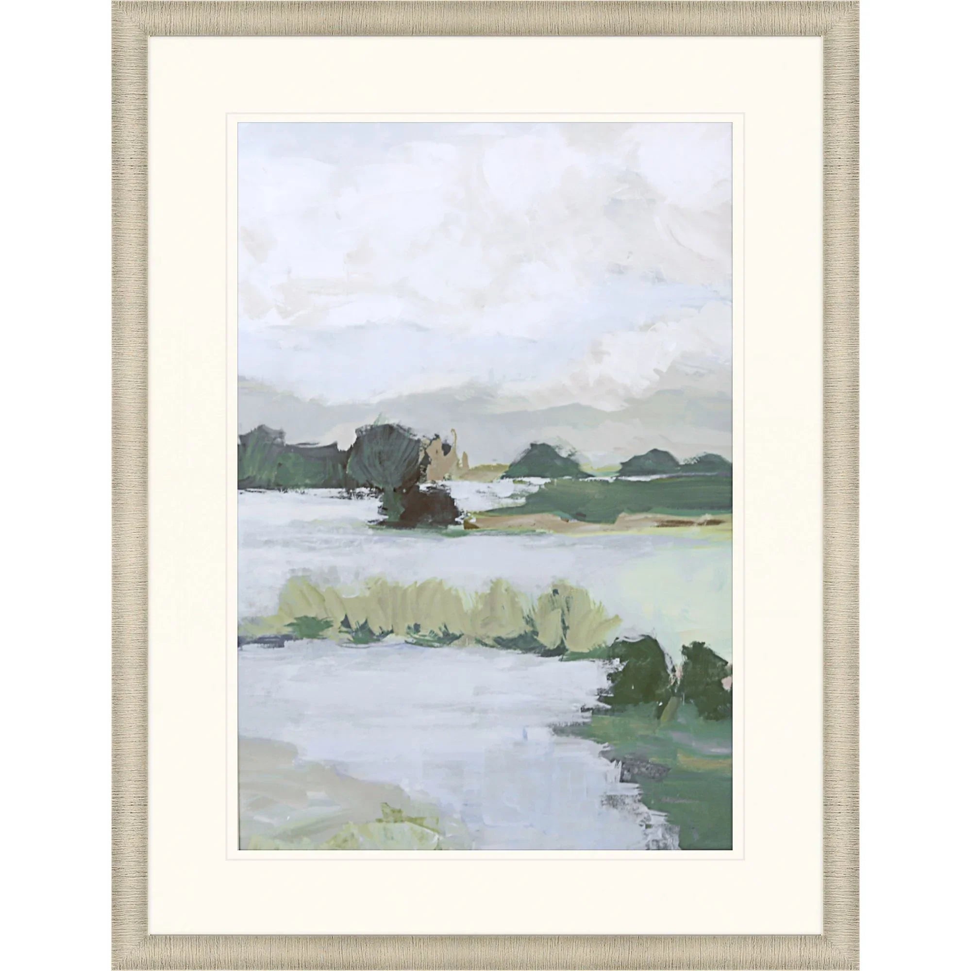 Here Comes the Sun Green Canvas Art