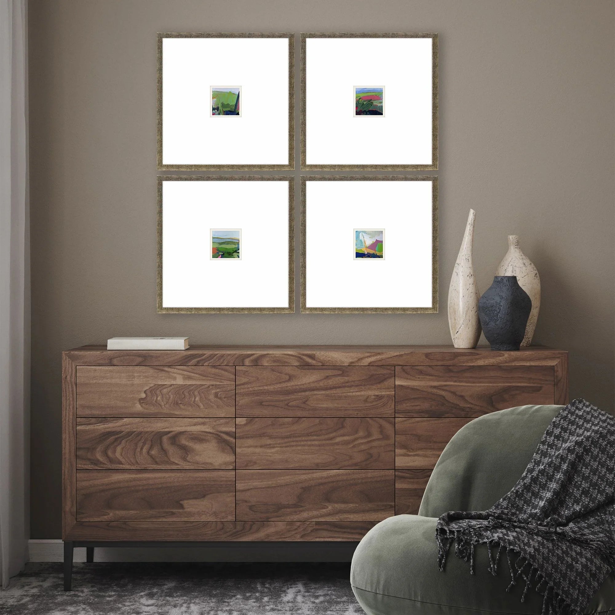 Maker of All Things Blue Canvas Art 4PC