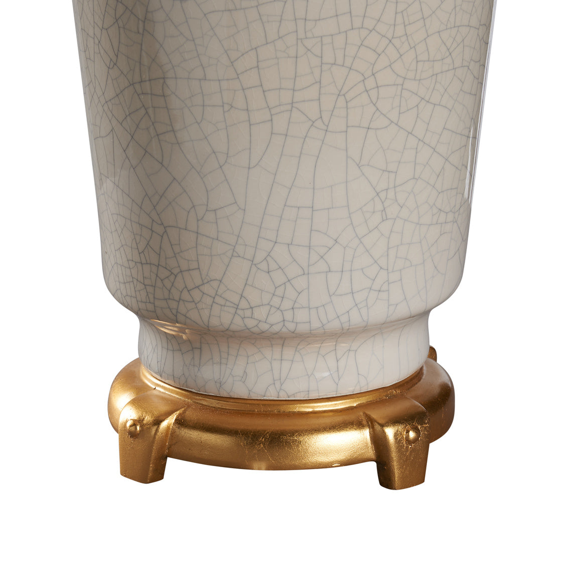 Emma White Glazed Ceramic Table Lamp
