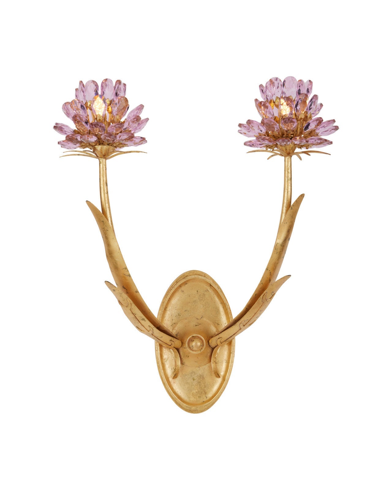 Marilee Double-Light Pink Wall Sconce