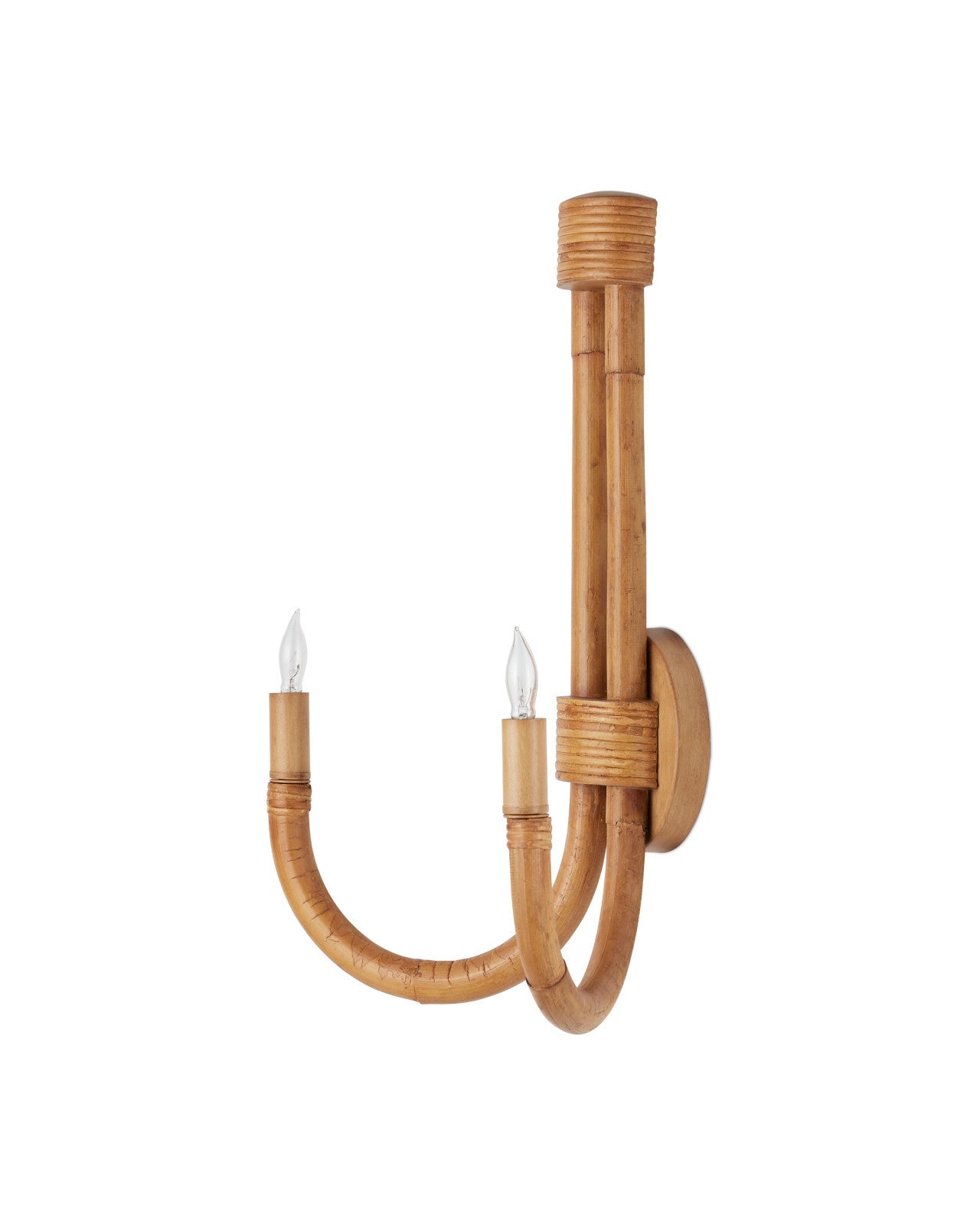 Samsara Natural Rattan Wall Sconce