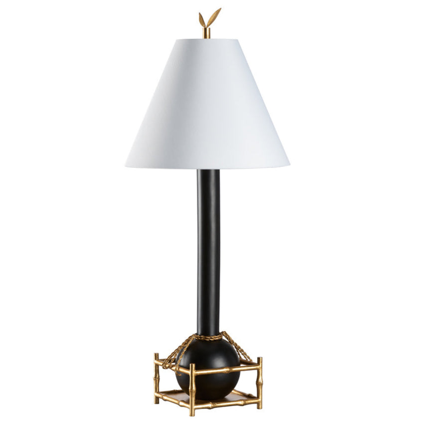 Tai Fu Table Black Ceramic Table Lamp