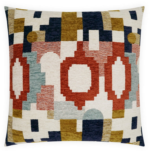 Septine Multicolor Throw Pillow