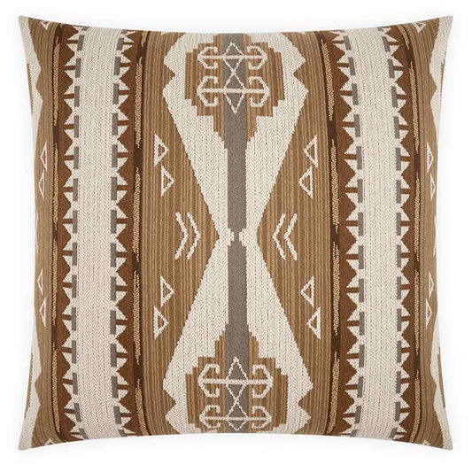 Colony Brown Throw Pillow