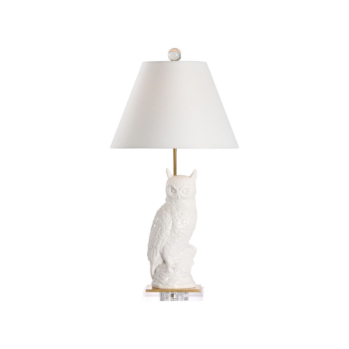 Hoot Ceramic Owl Table Lamp
