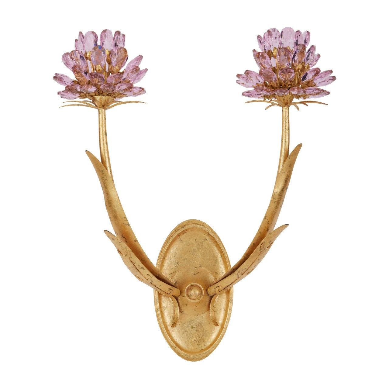 Marilee Double-Light Pink Wall Sconce