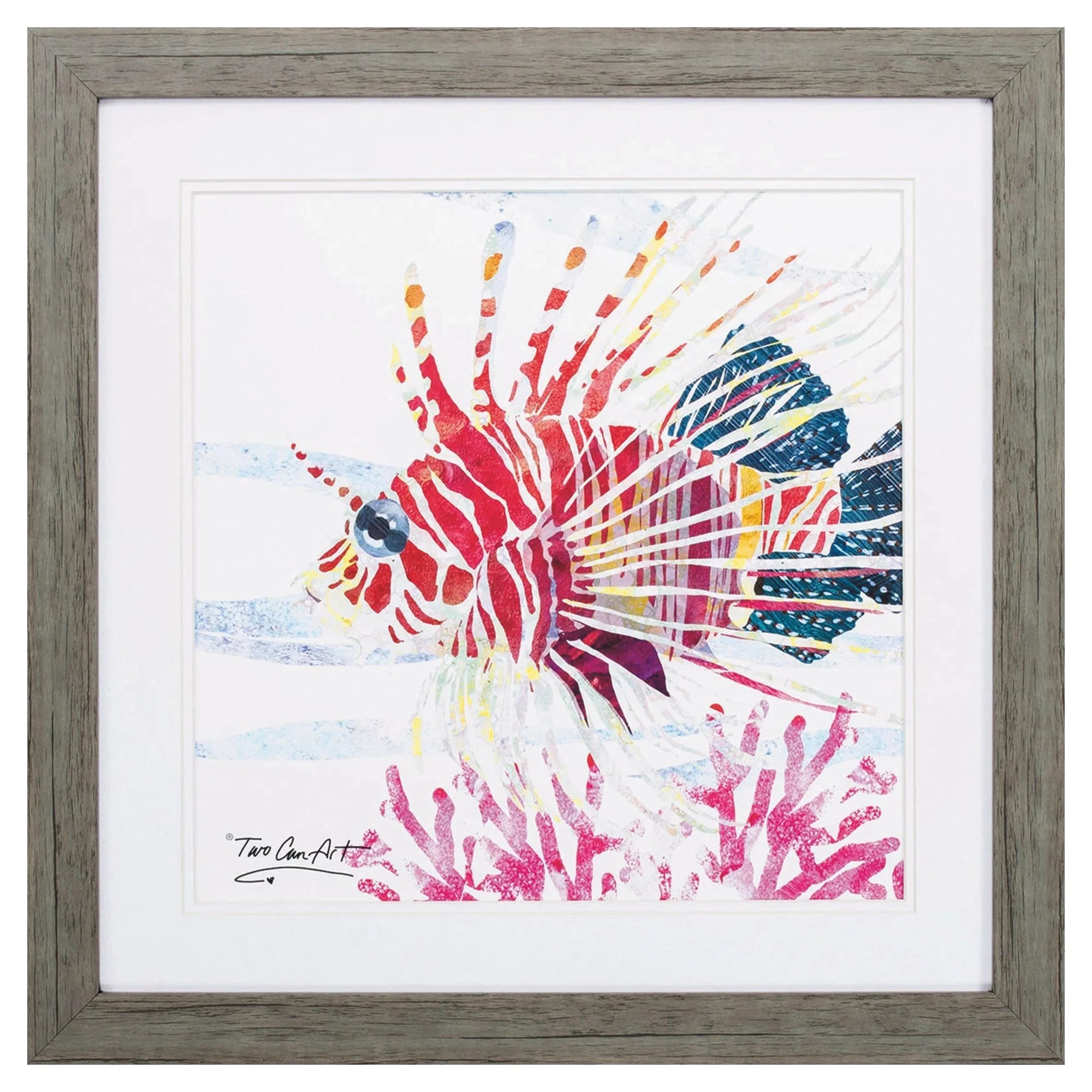 Sea Creature Yellow Canvas Art