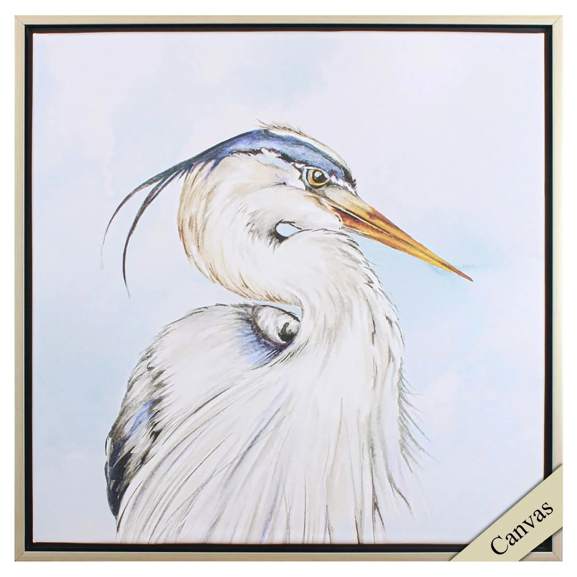 Portrait of Nature Blue Canvas Art