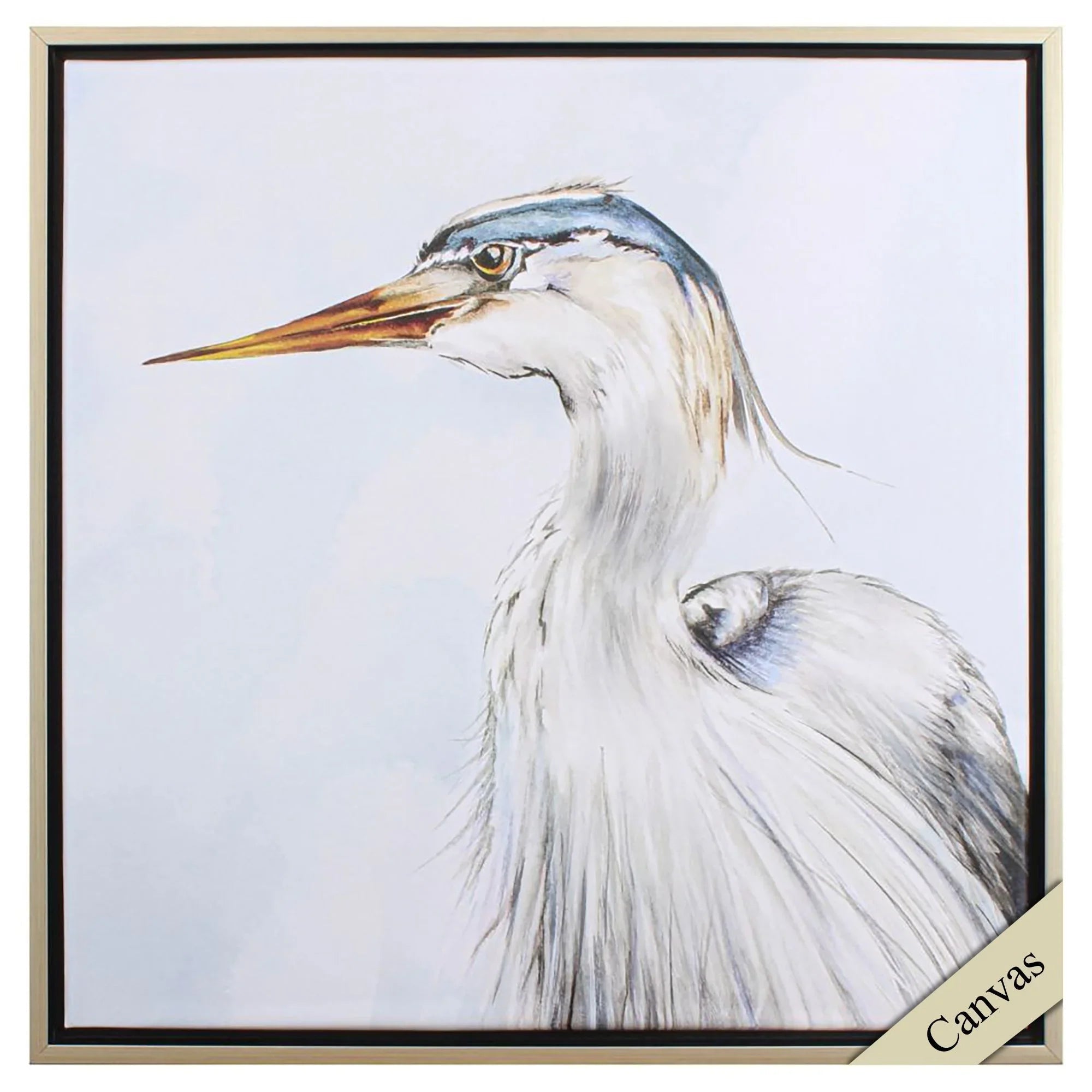 Portrait of Nature Blue Canvas Art