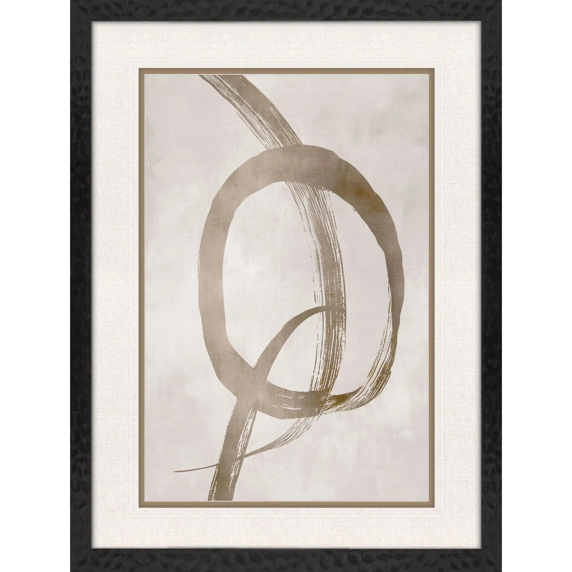 Twisting Paths Metallic Canvas Art
