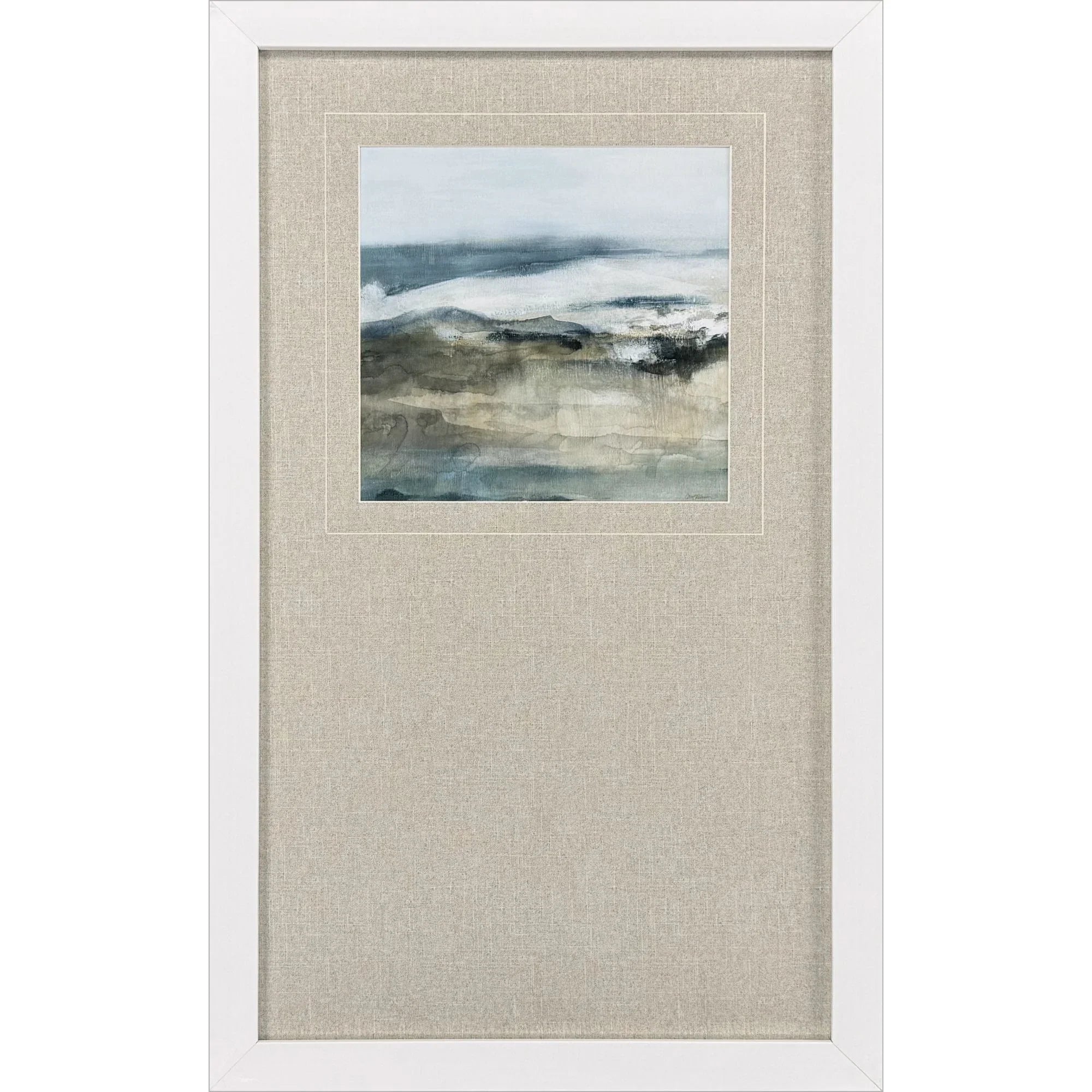 Moody Seas Blue Canvas Art