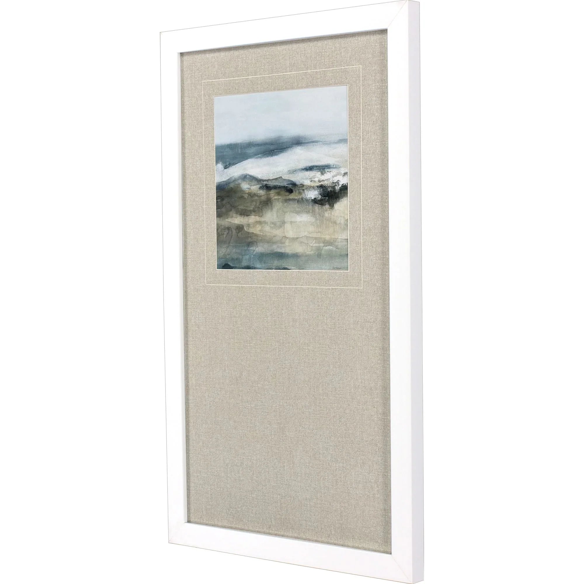 Moody Seas Blue Canvas Art