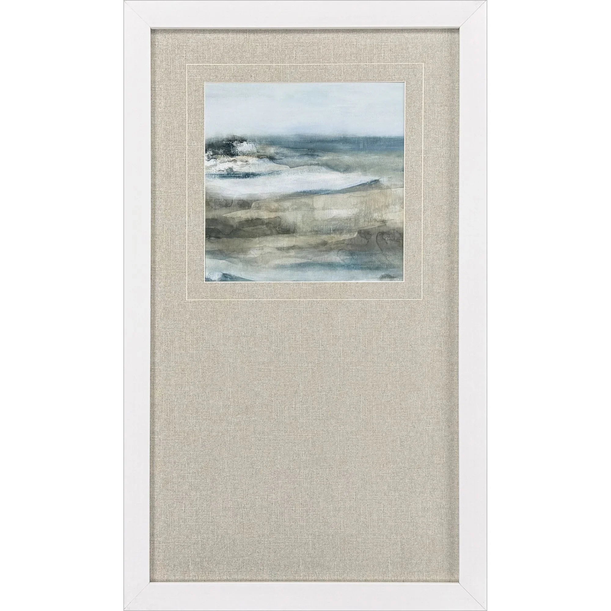 Moody Seas Blue Canvas Art