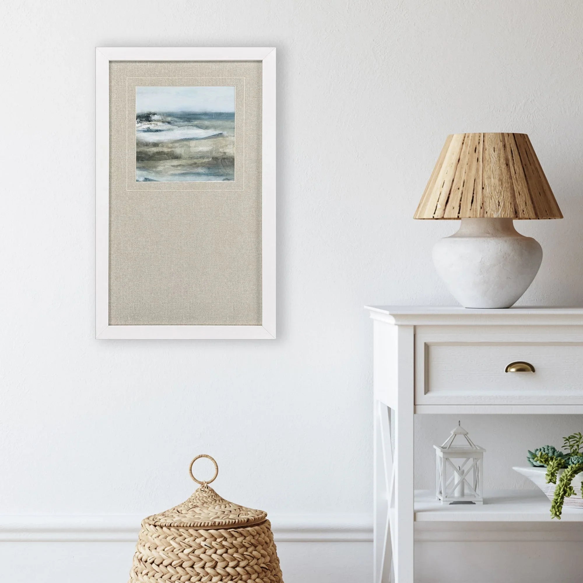 Moody Seas Blue Canvas Art