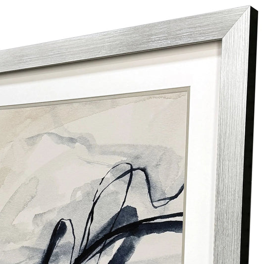 Indigo Markings II Blue Canvas Art