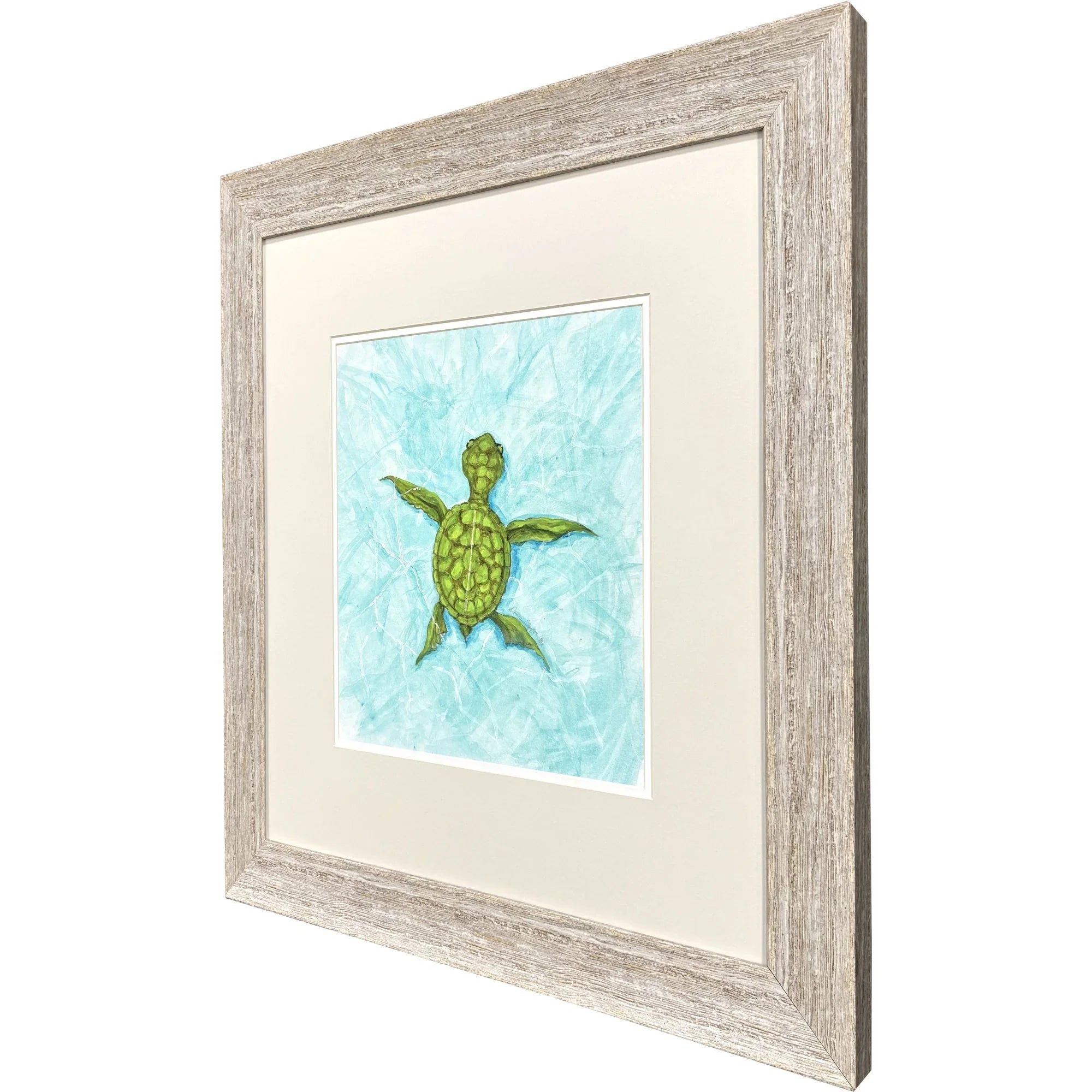 Swim Lesson Blue Canvas Art