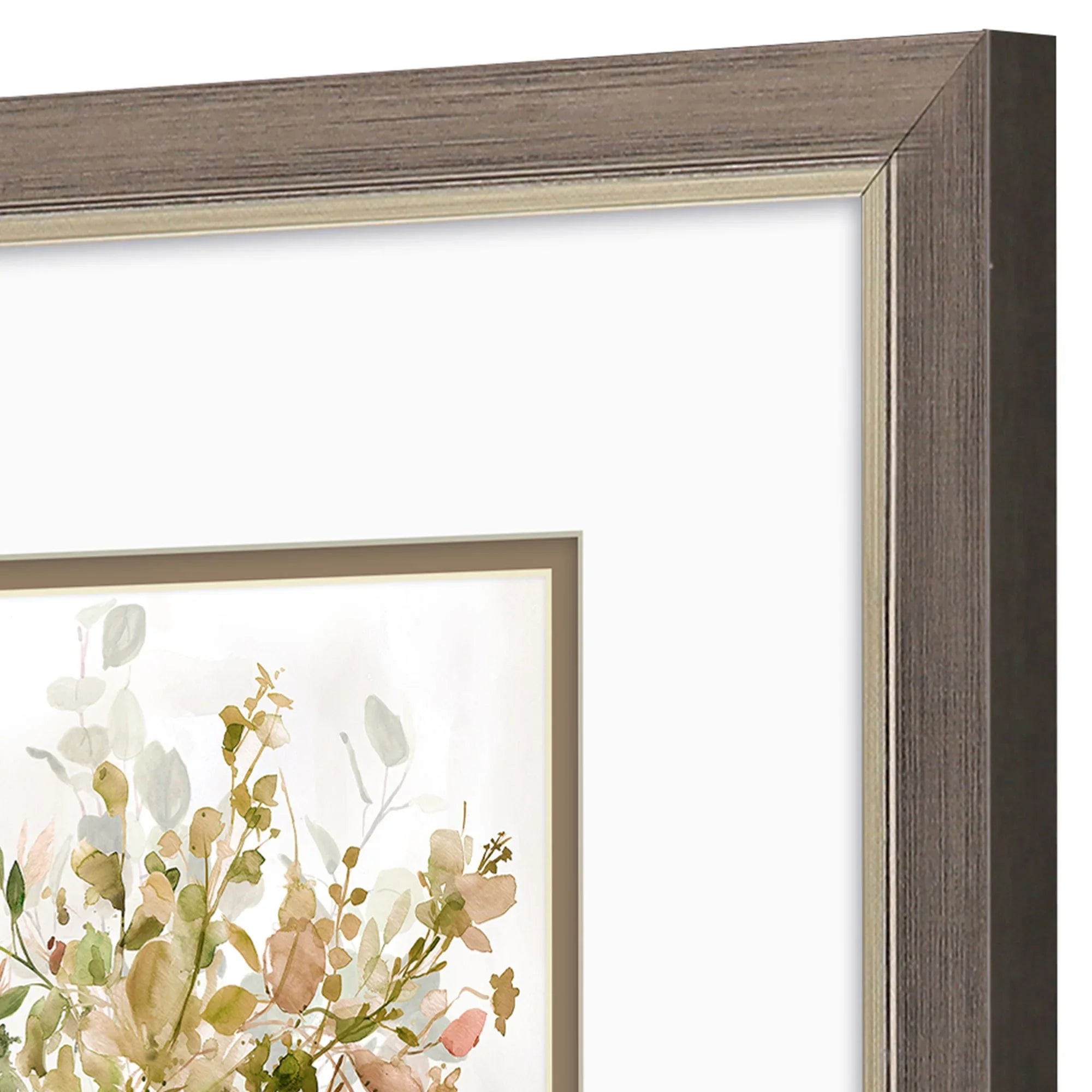 Earthy Garden Green Canvas Art 2PC