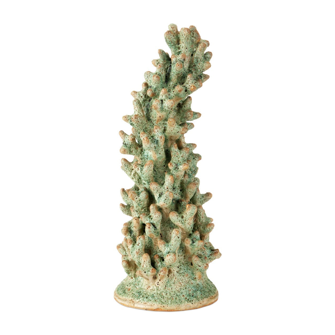 Staghorn Ceramic Coral Decorative Sculpture
