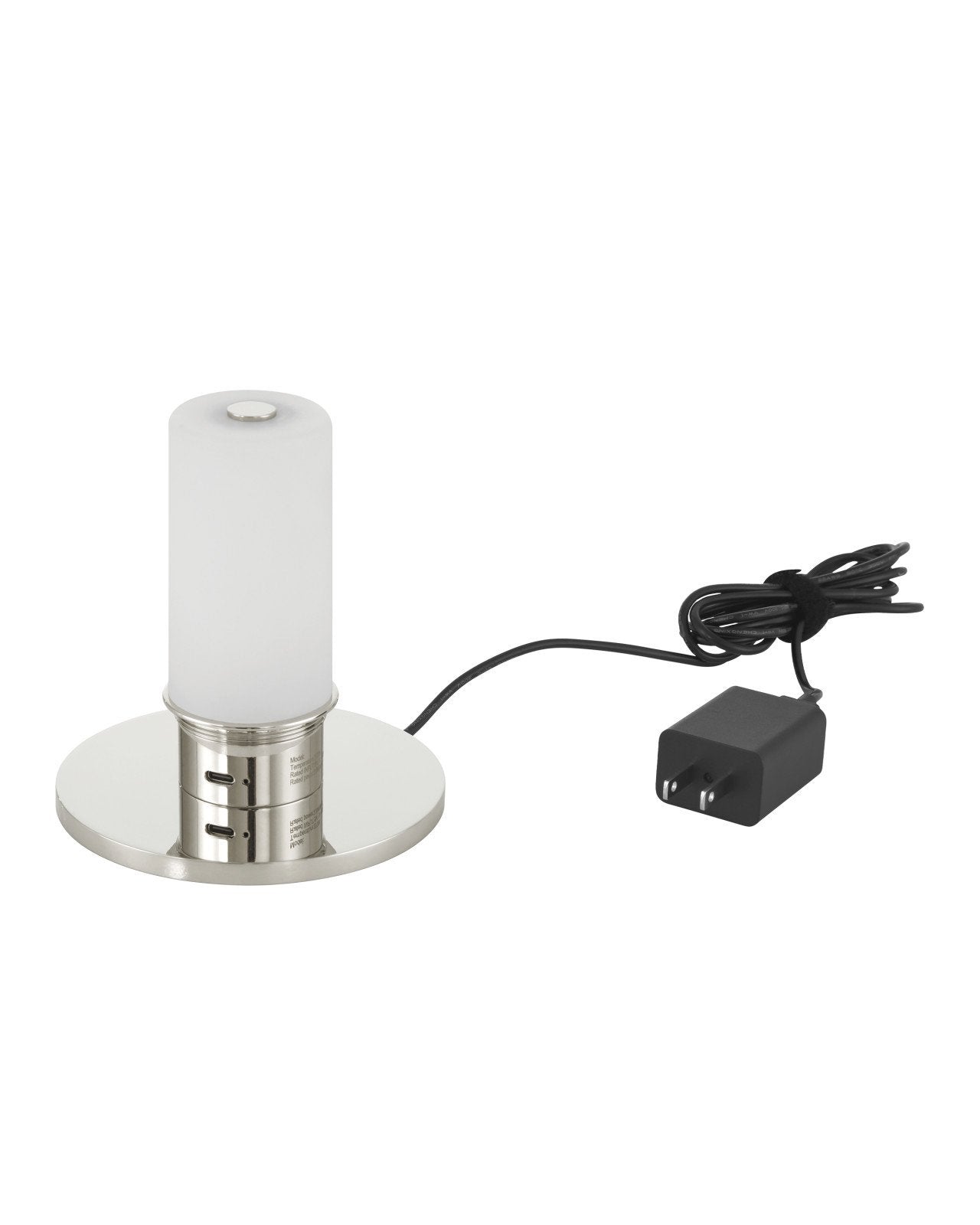 Gadabout Cordless Metalic Silver Table Lamp