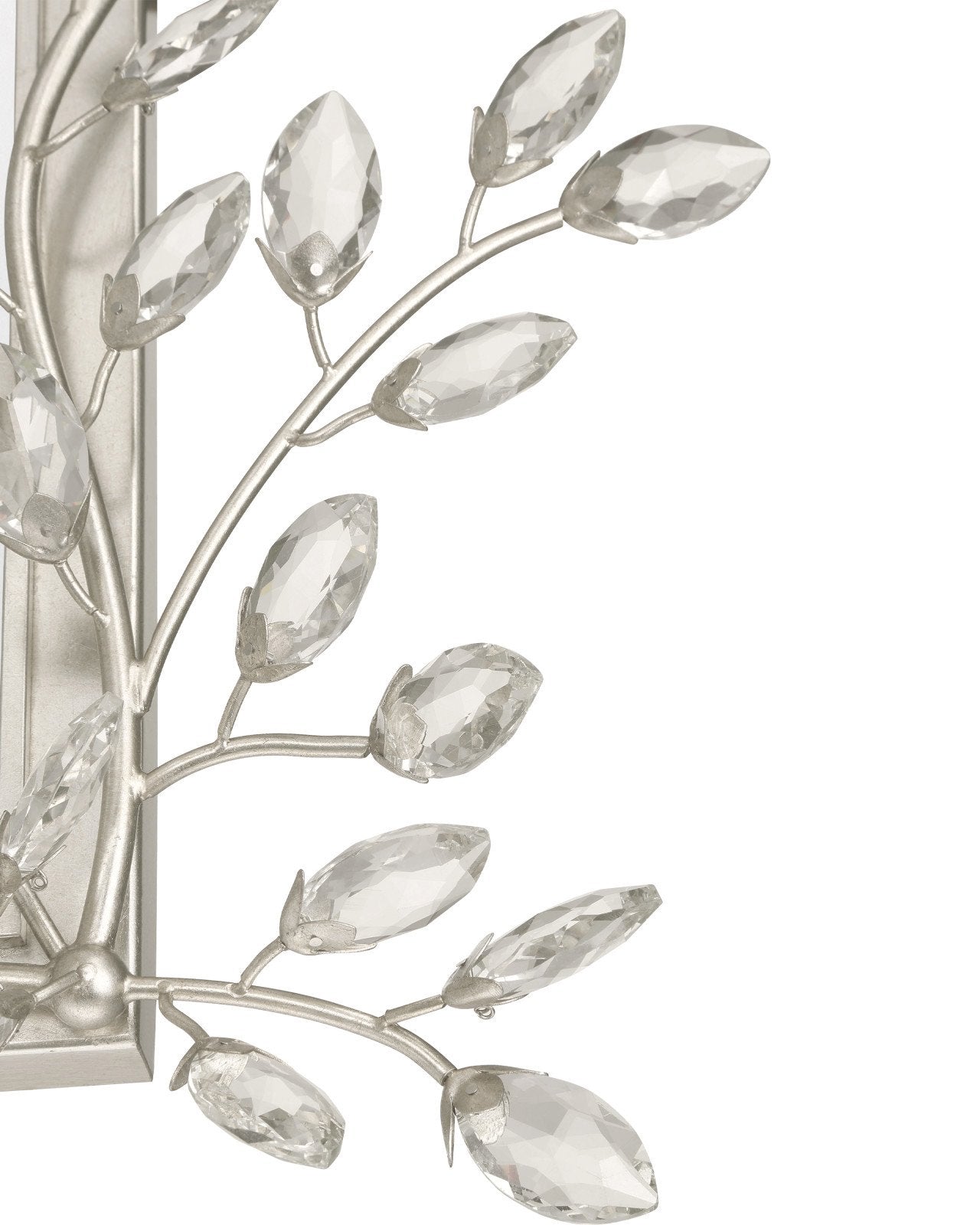 Forget-Me-Not Metal Frame Wall Mirror