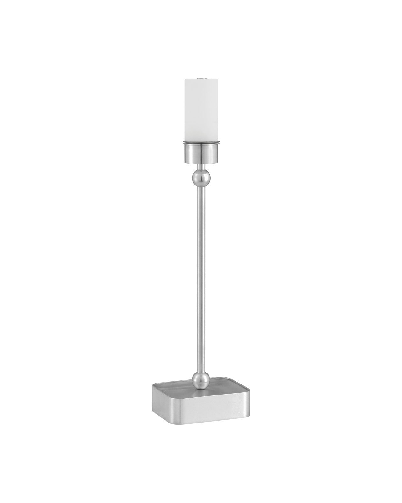 Gadabout Cordless Metalic Silver Table Lamp